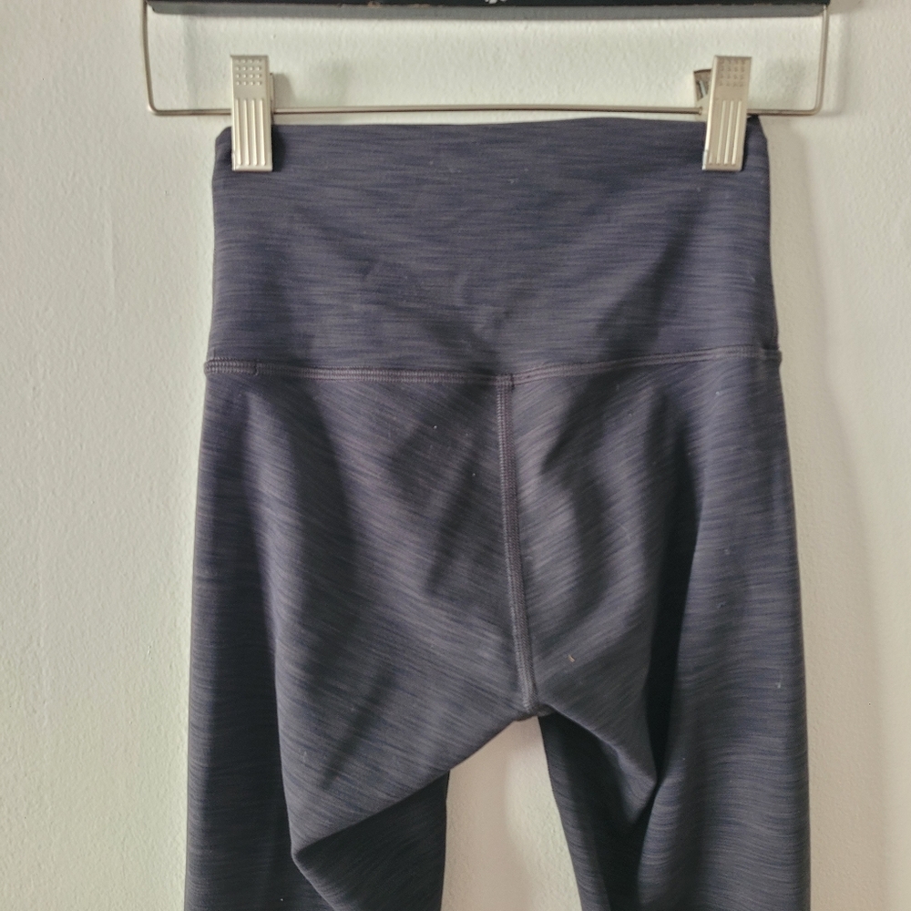 Lululemon Wunder Train High-Rise Size 2‎ Tight 25" Heathered Graphite Grey Lycra - Picture 7 of 11